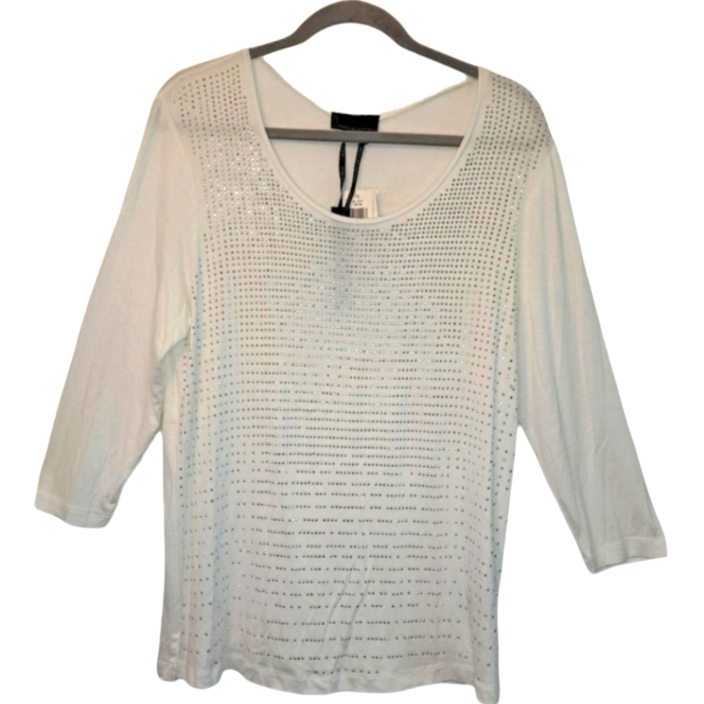 NEW i Jeans by Buffalo Sparkle Blouse Size Large